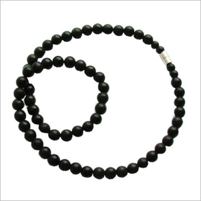 泗濱砭石項(xiàng)鏈 8MM項(xiàng)鏈